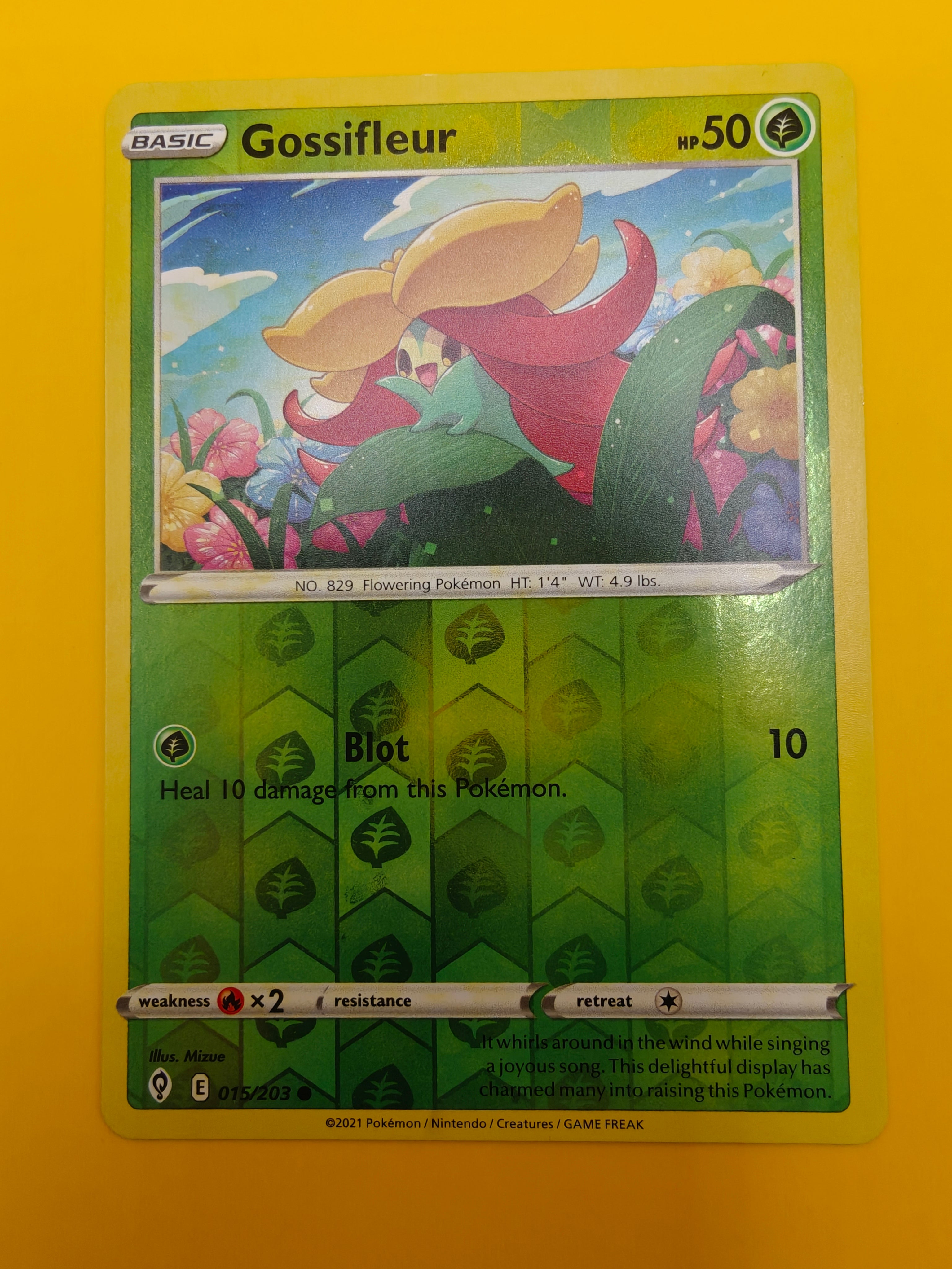 Gossifleur Reverse Holo - Evolving Skies