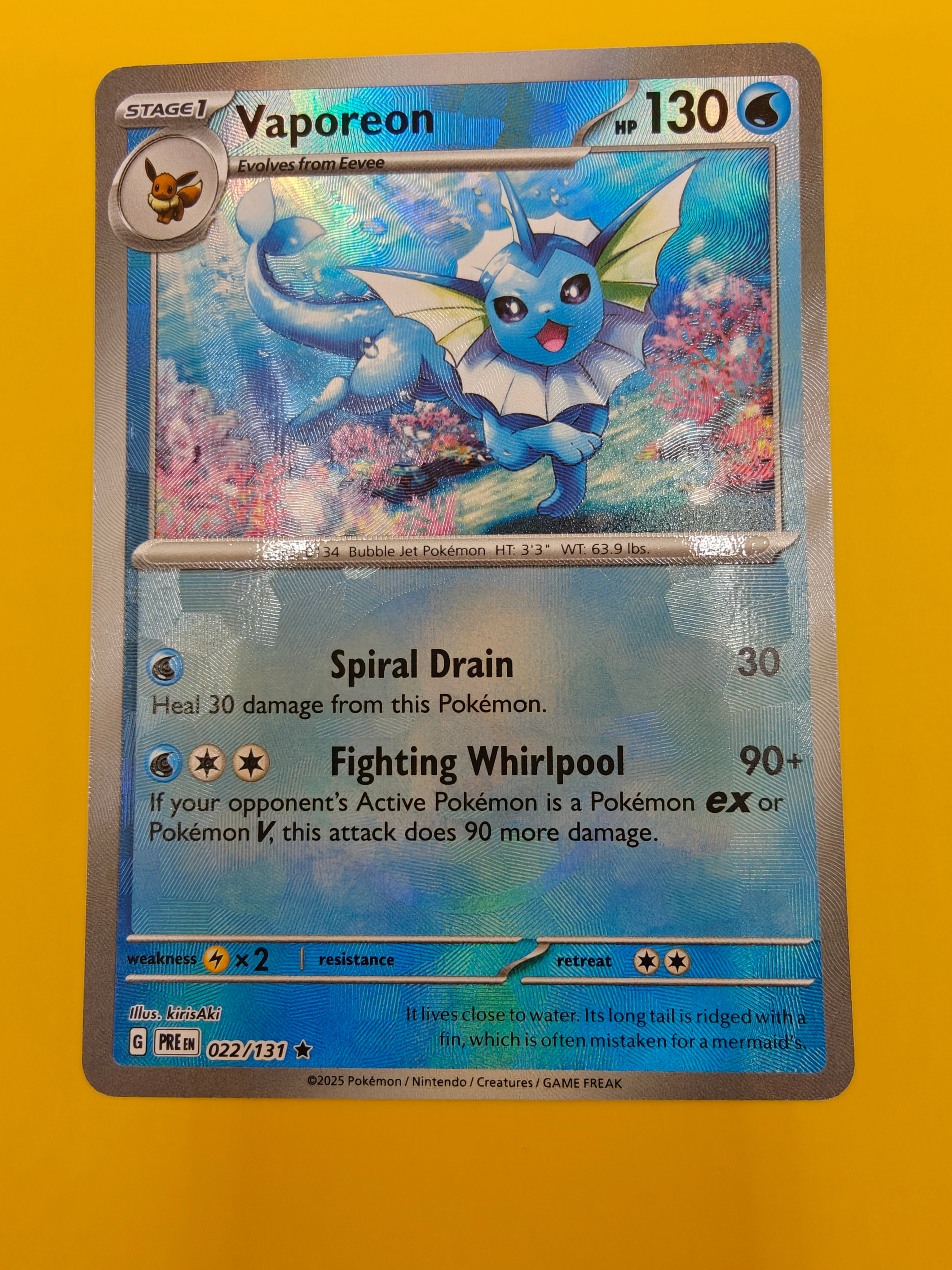 Vaporeon Poké Ball - Prismatic Evolutions