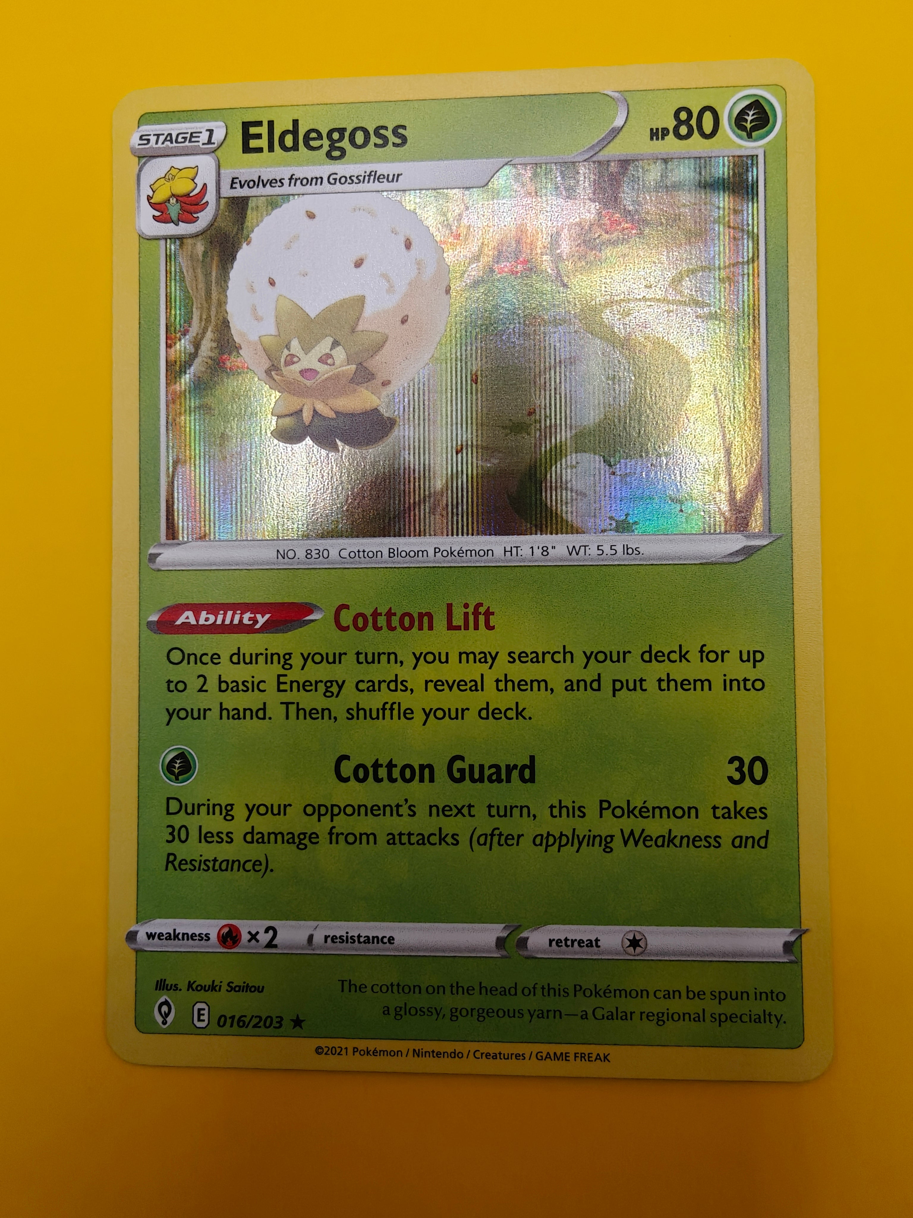 Eldegoss Holo - Evolving Skies