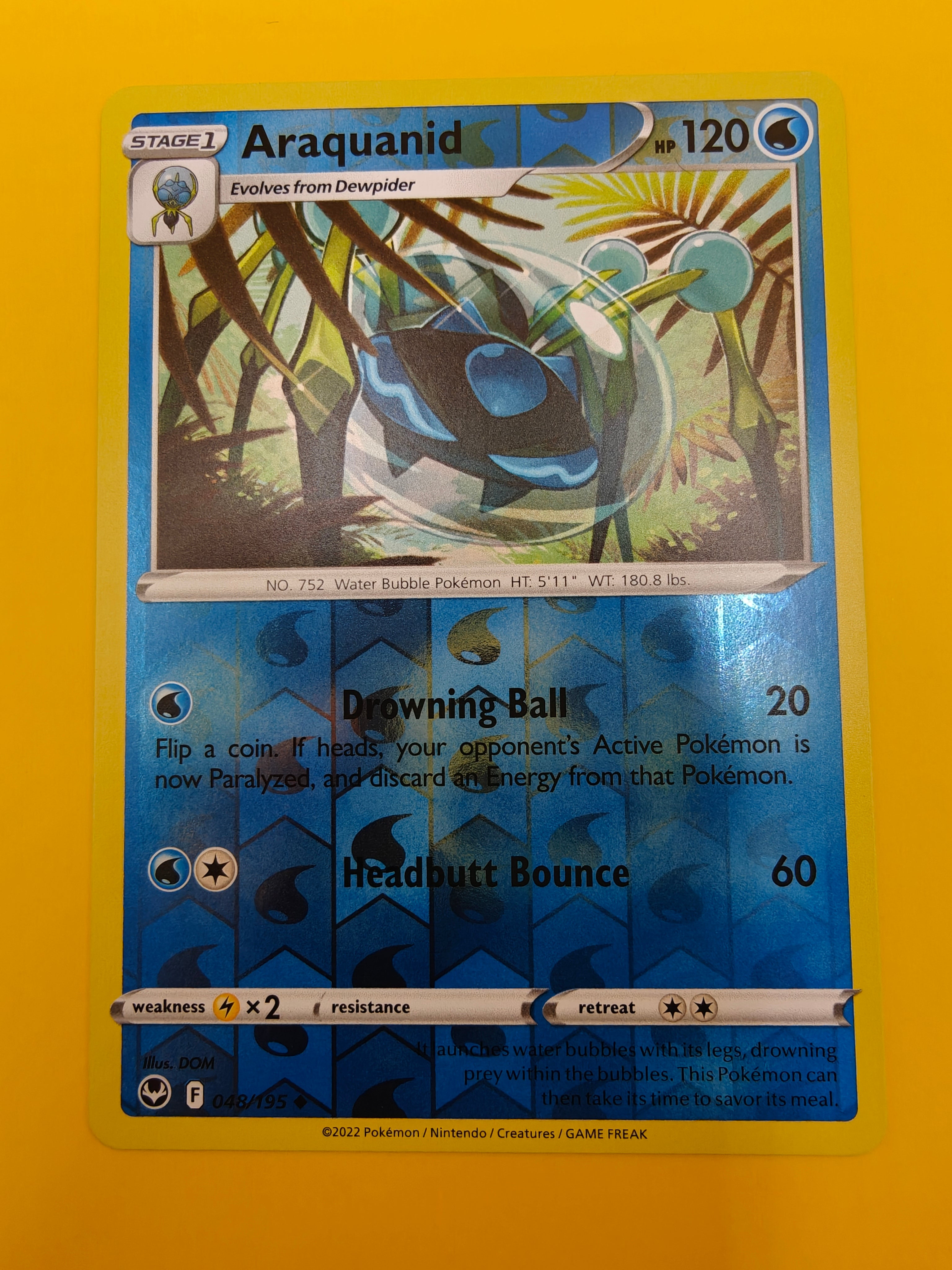 Aranquanid Reverse Holo - Silver Tempest