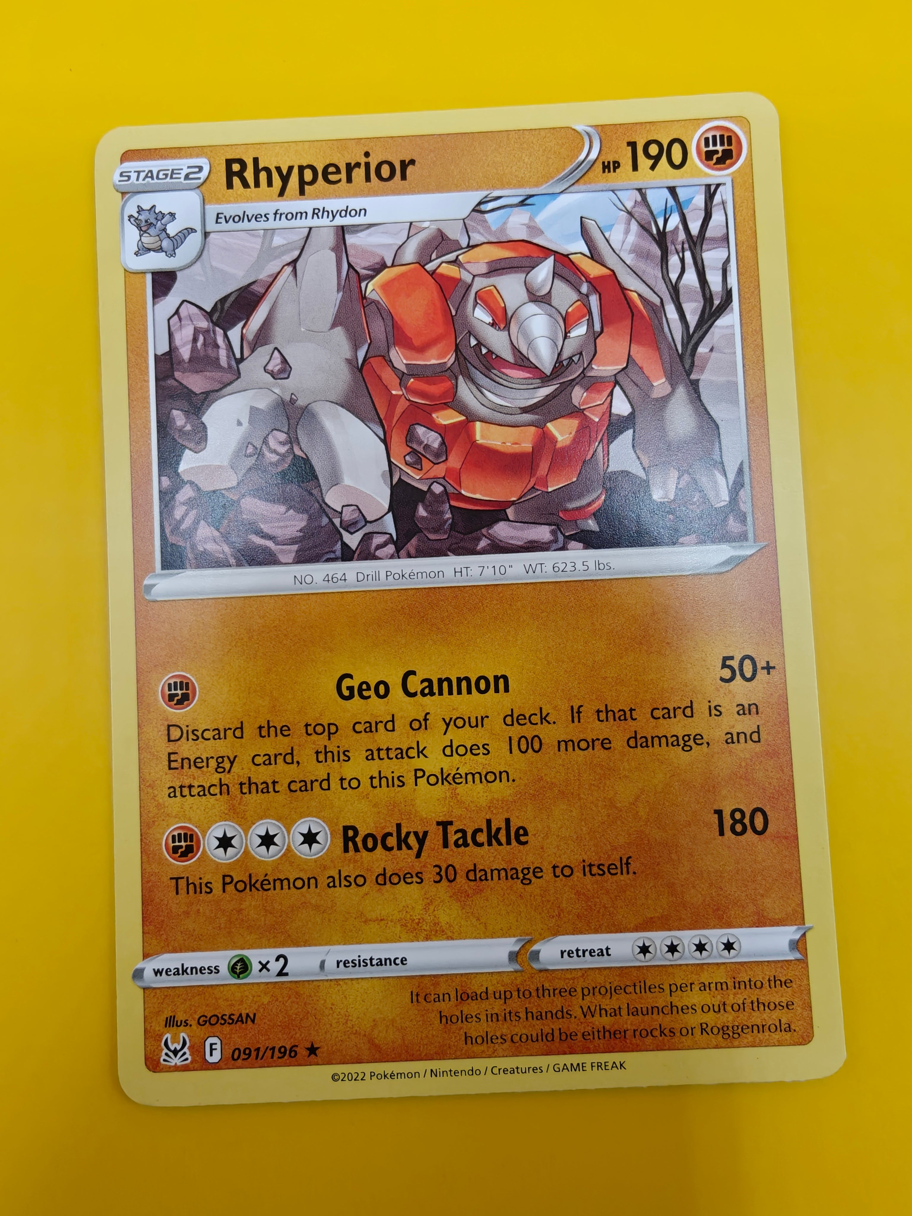 Rhyperior - Lost Origin
