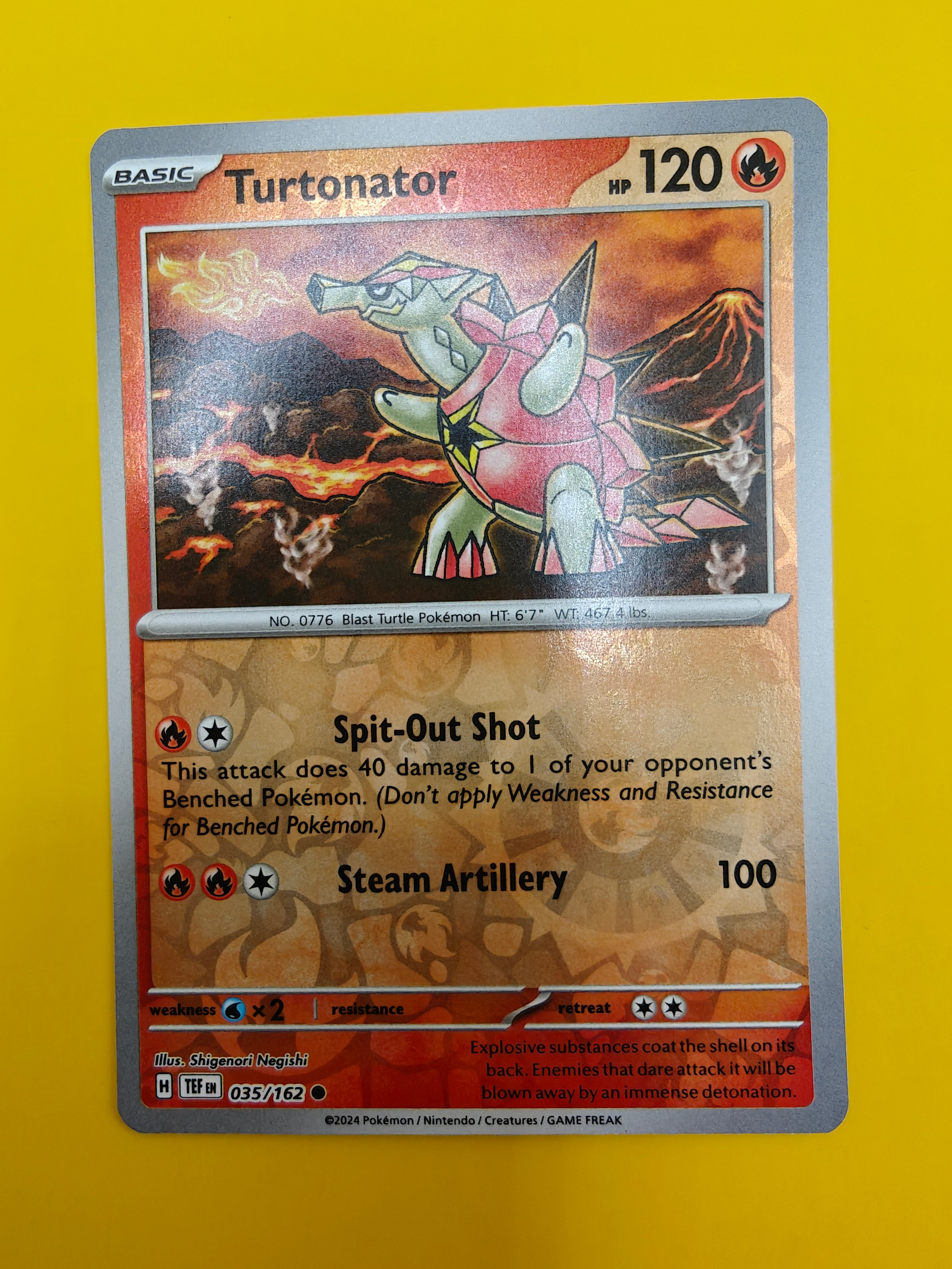 Turtonator Reverse Holo - Temporal Forces