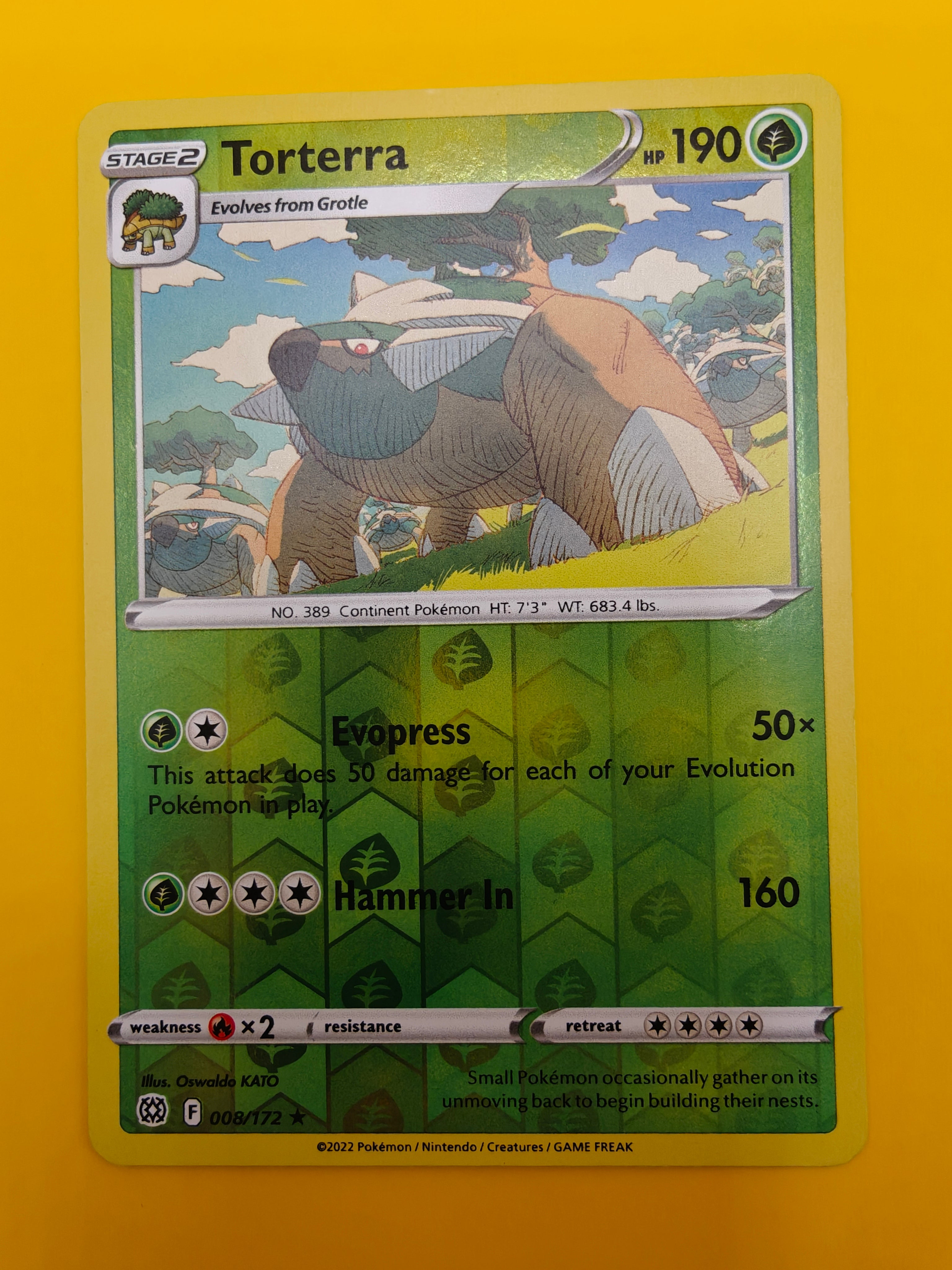 Torterra Reverse Holo - Brilliant Stars