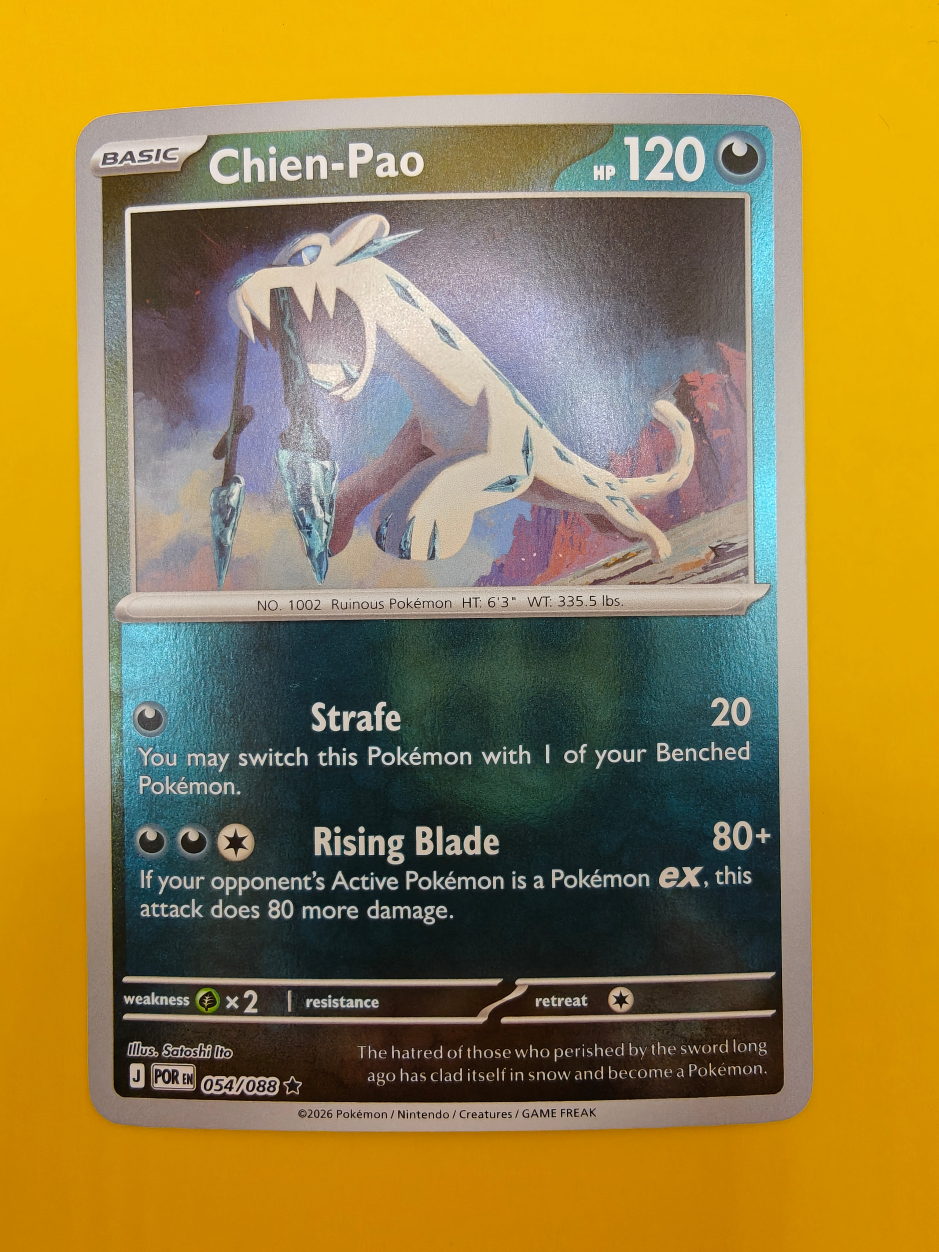 Chien-Pao Reverse Holo - Perfect Order