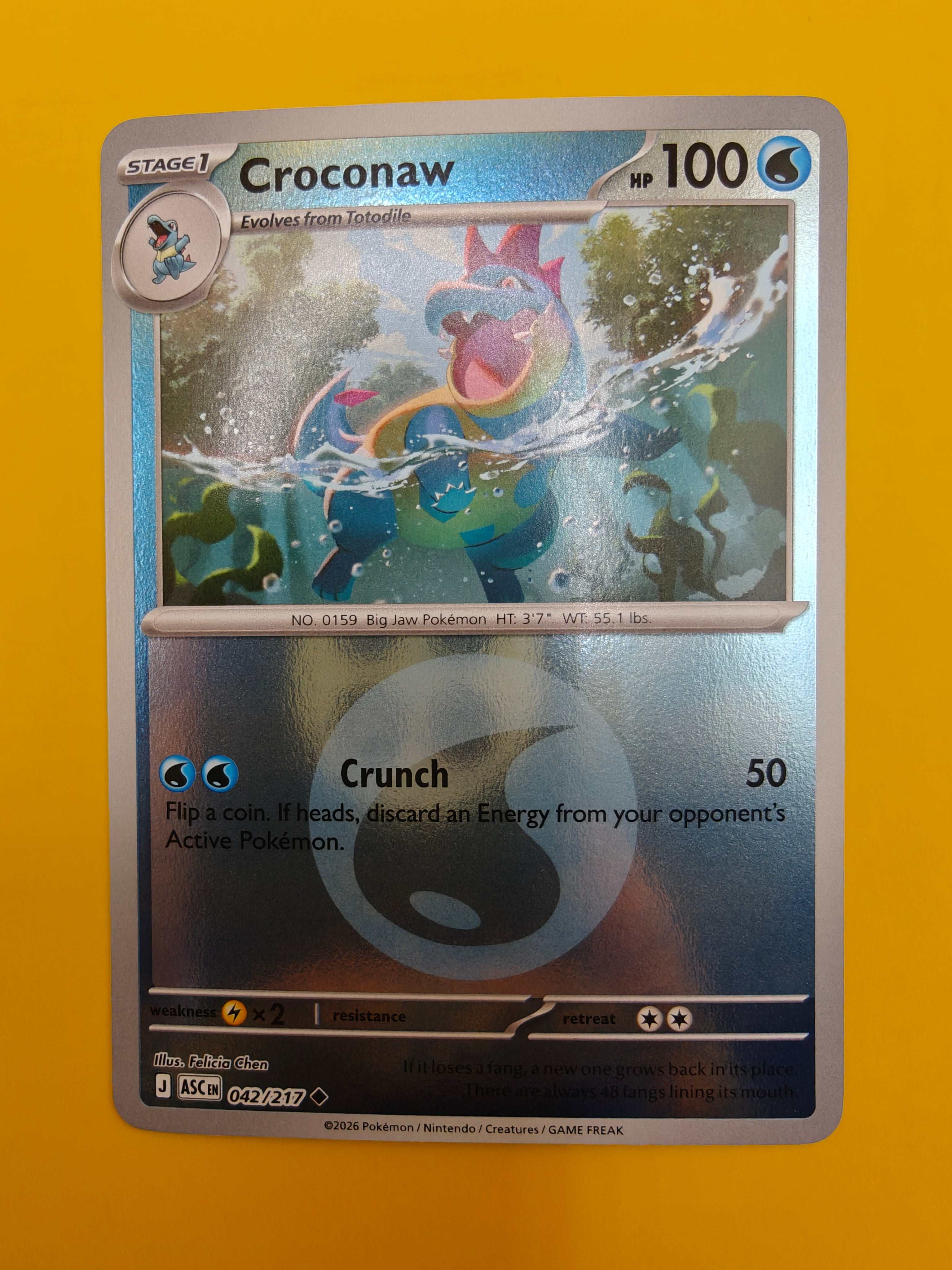 Croconaw Energy Stamp - Ascended Heroes