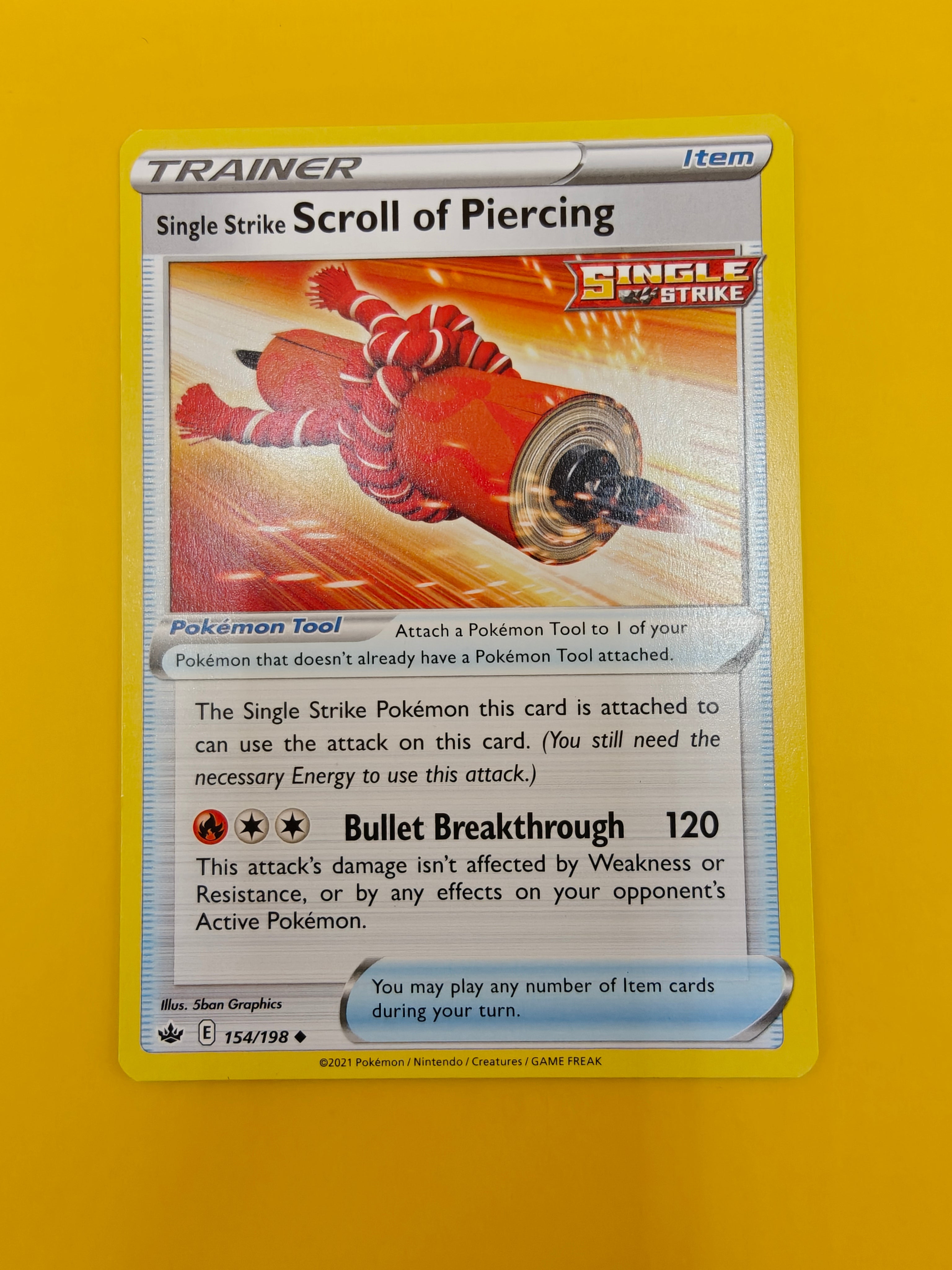 Single Strike Scroll of Piercing - Chilling Reign