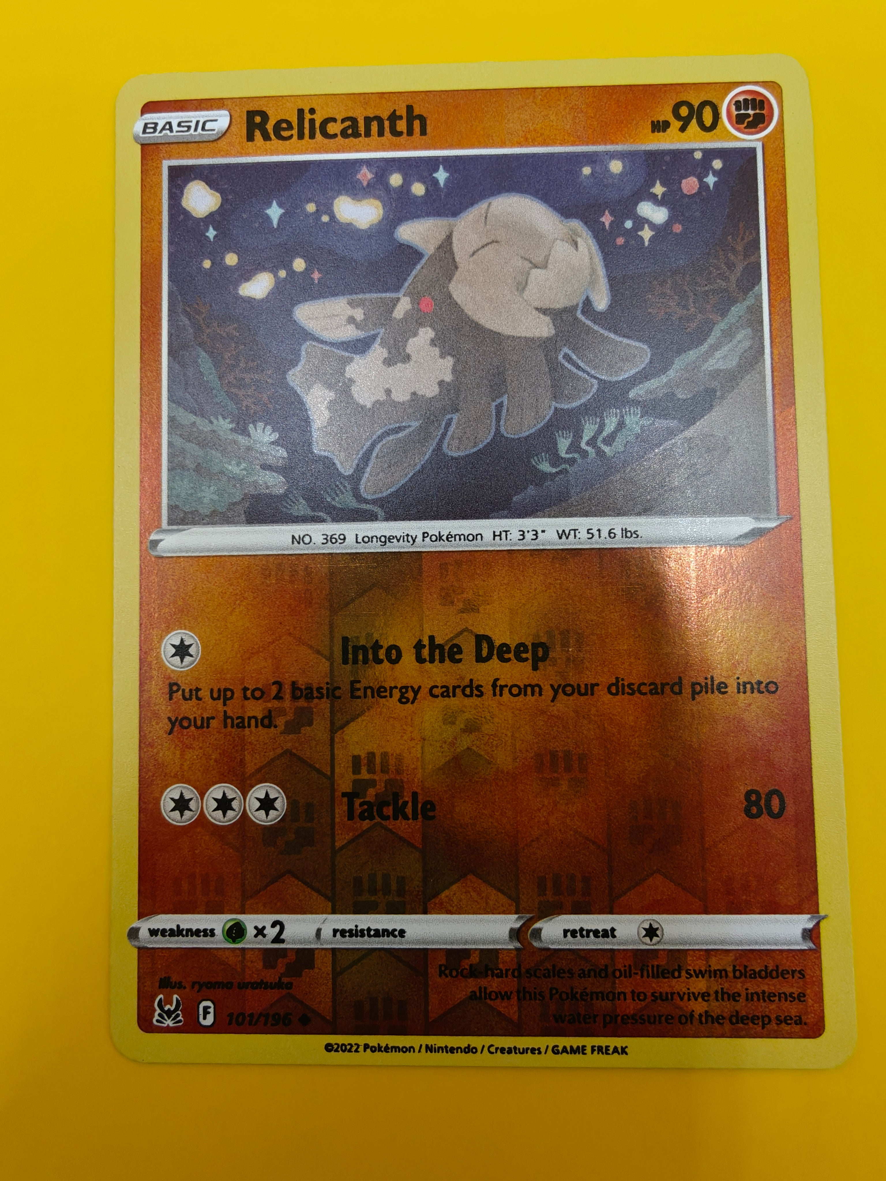 Relicanth Reverse Holo - Lost Origin