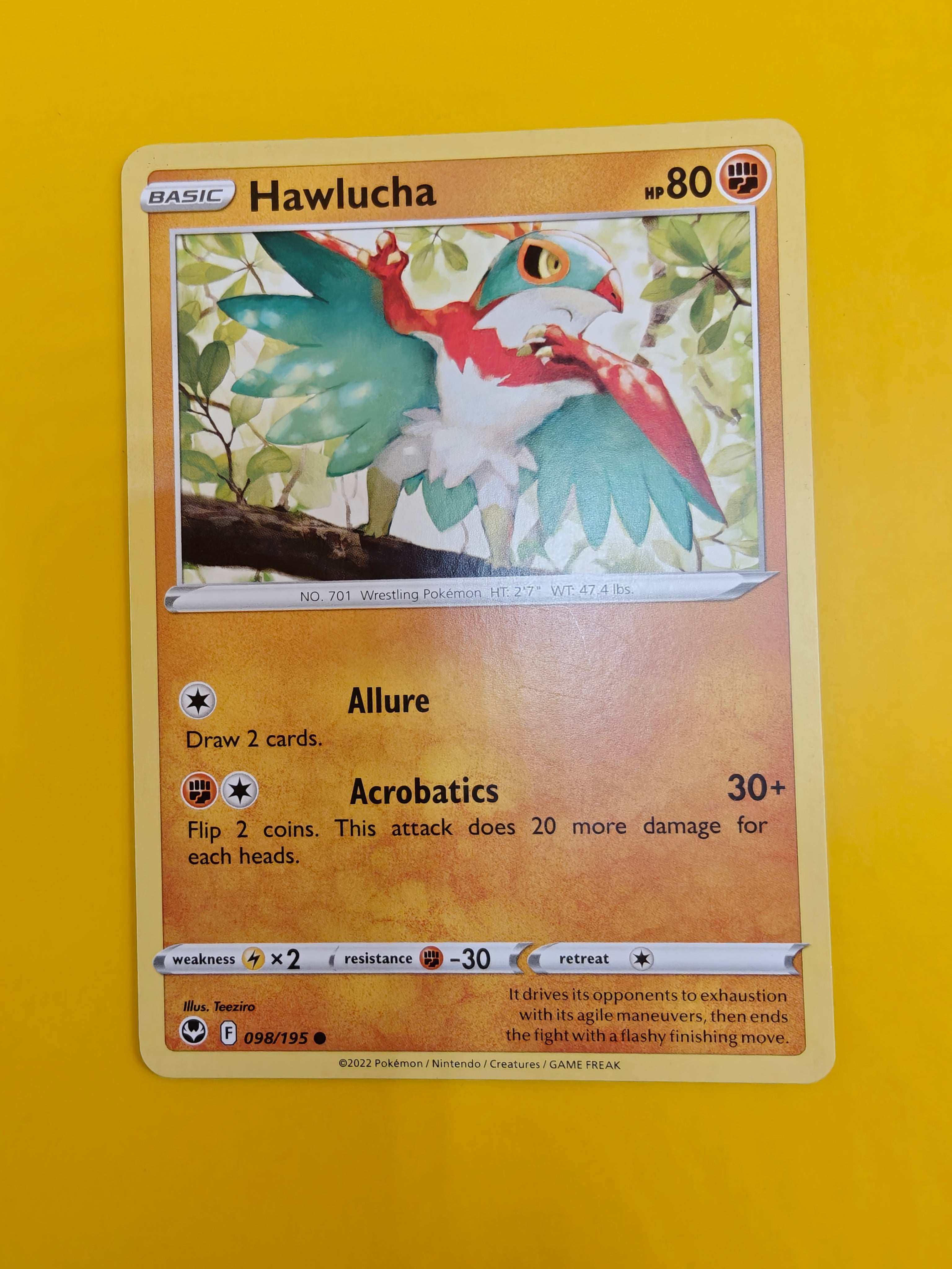 Hawlucha - Silver Tempest