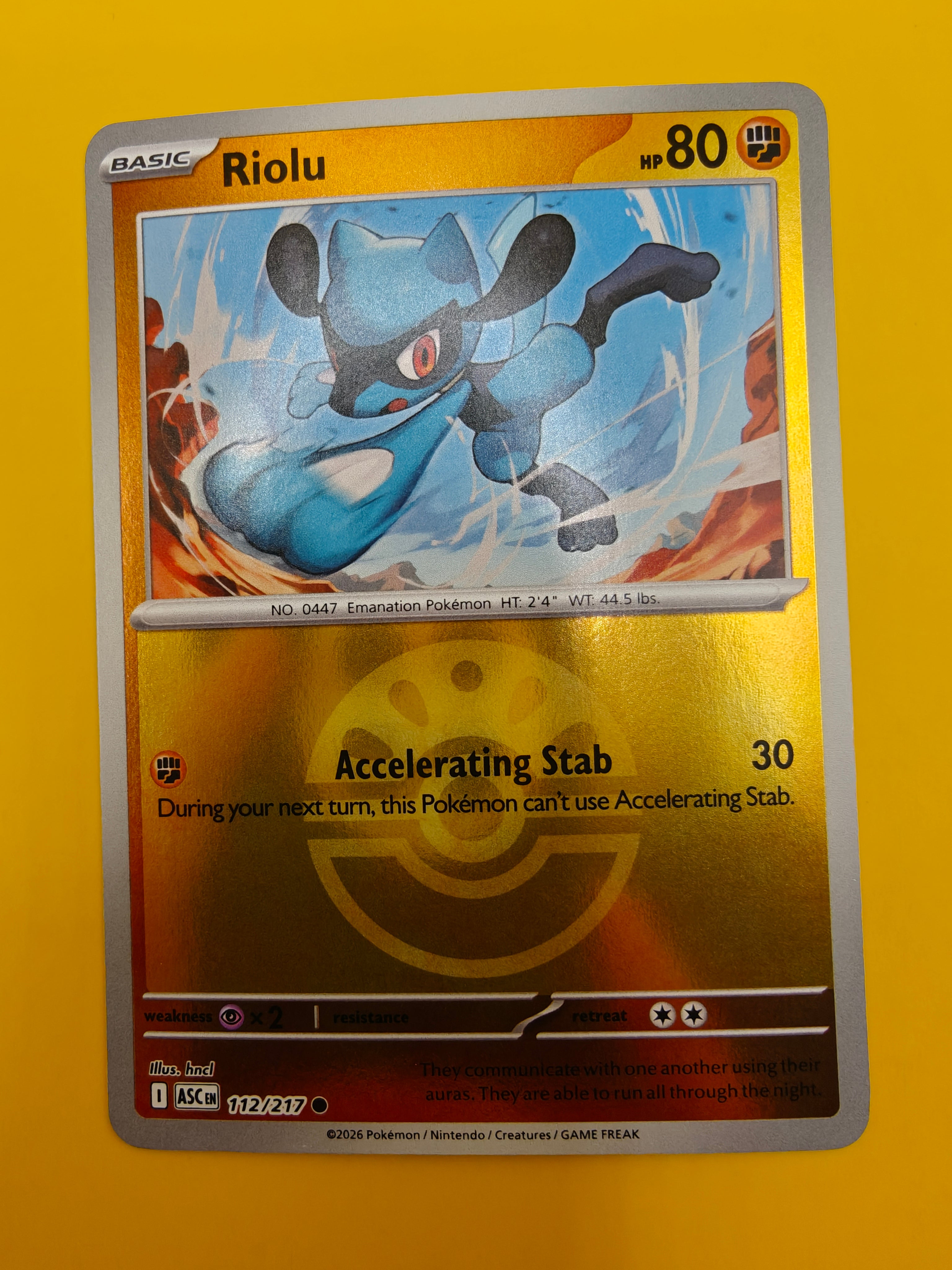 Riolu Poké Ball - Ascended Heroes
