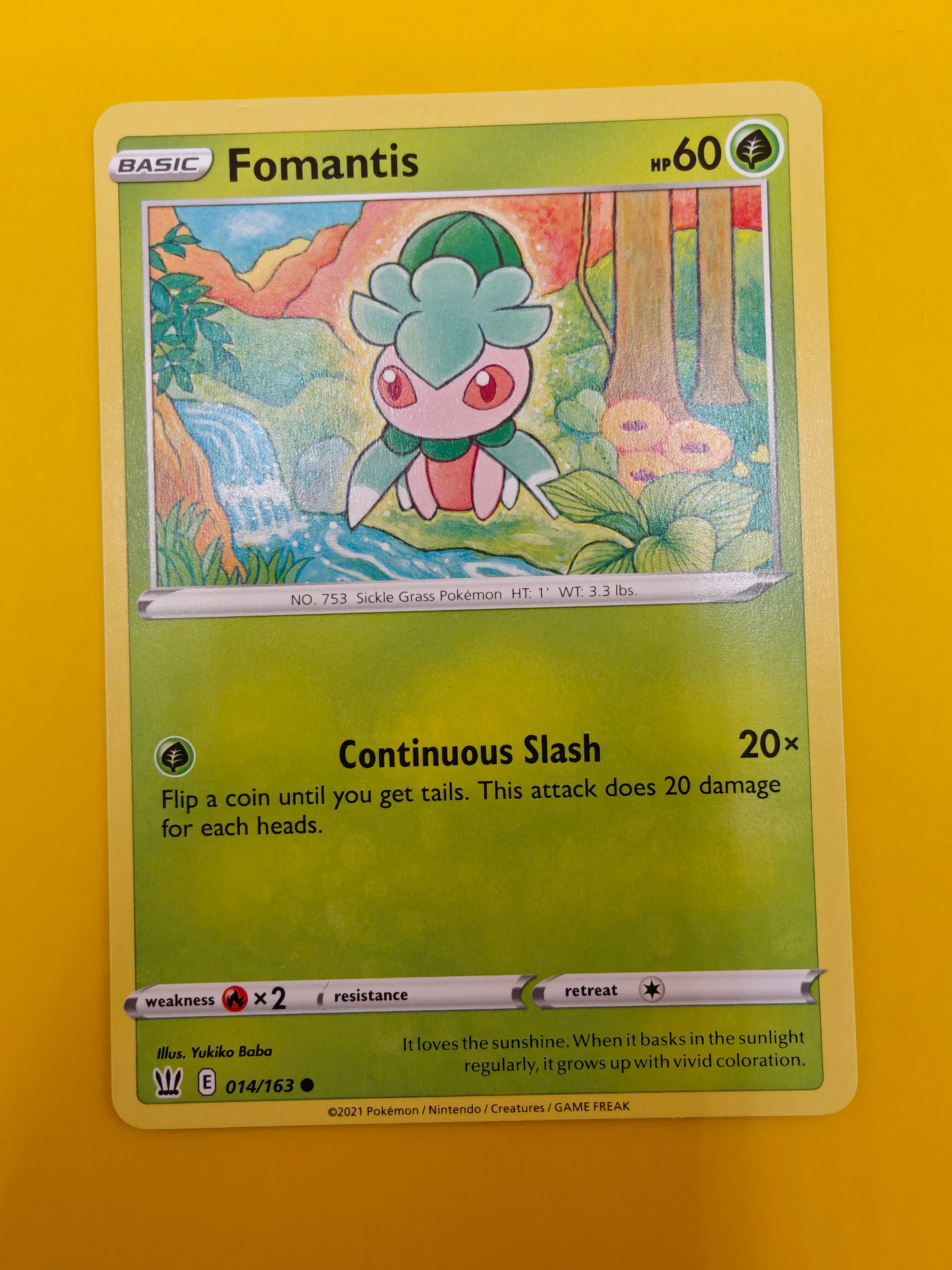 Fomantis - Battle Styles