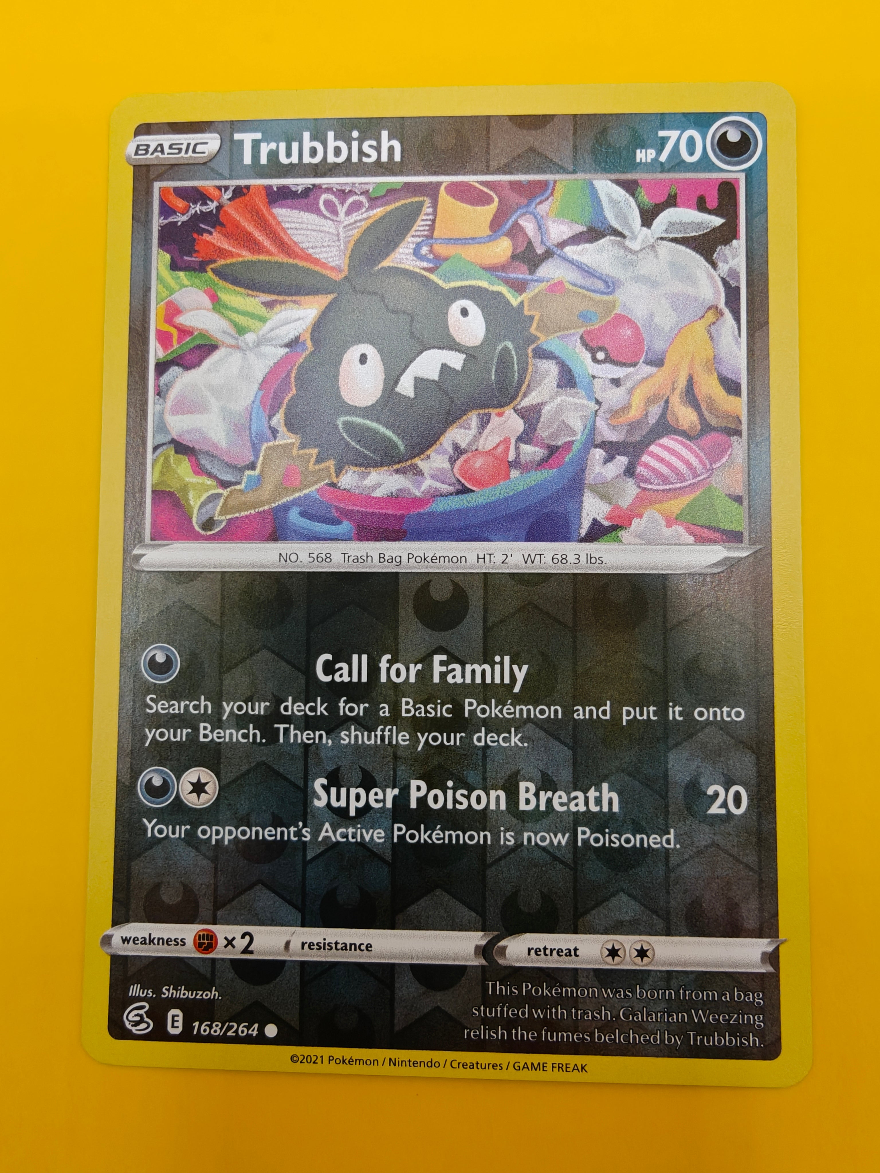Trubbish Reverse Holo - Fusion Strike
