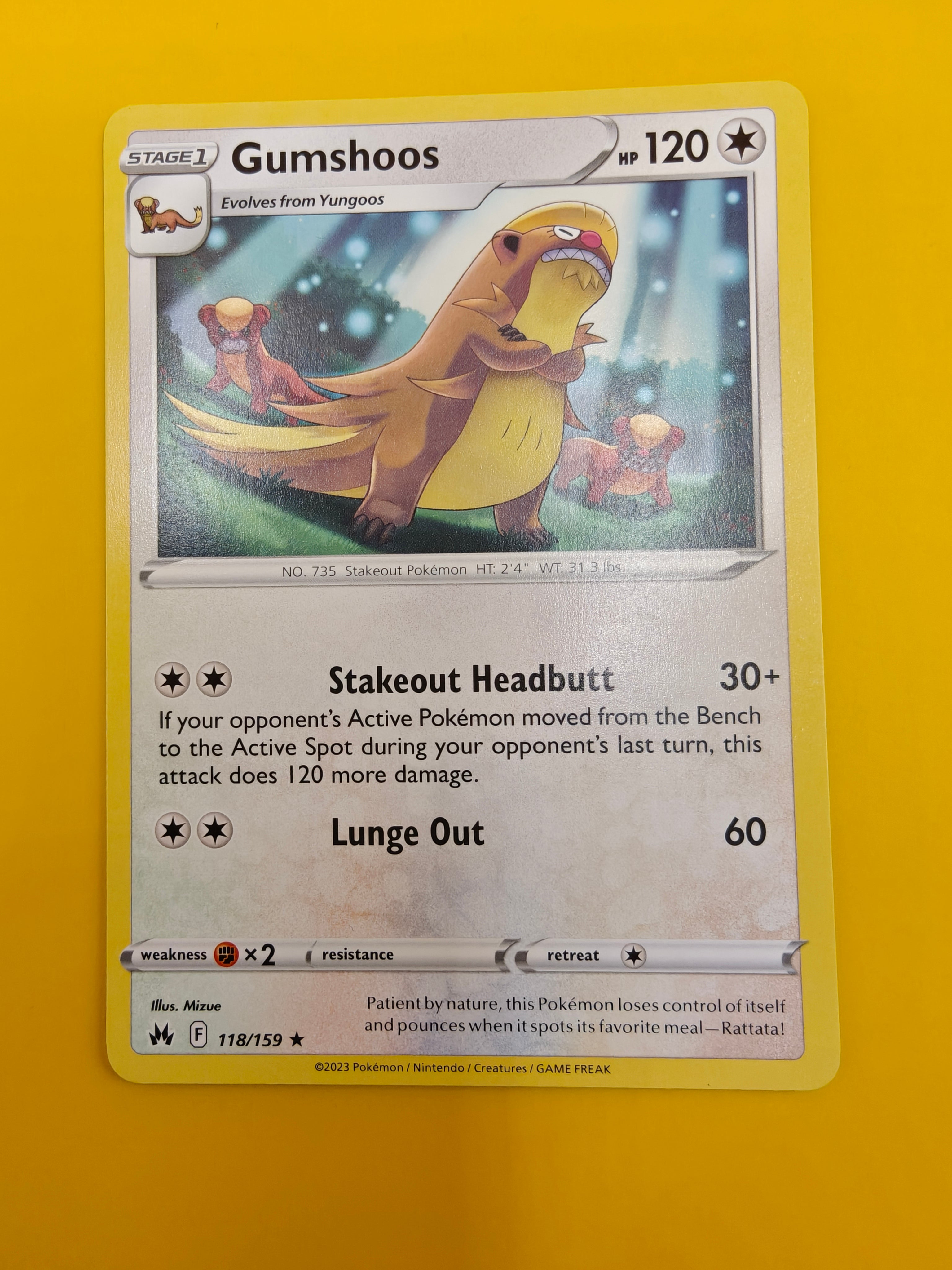 Gumshoos - Crown Zenith