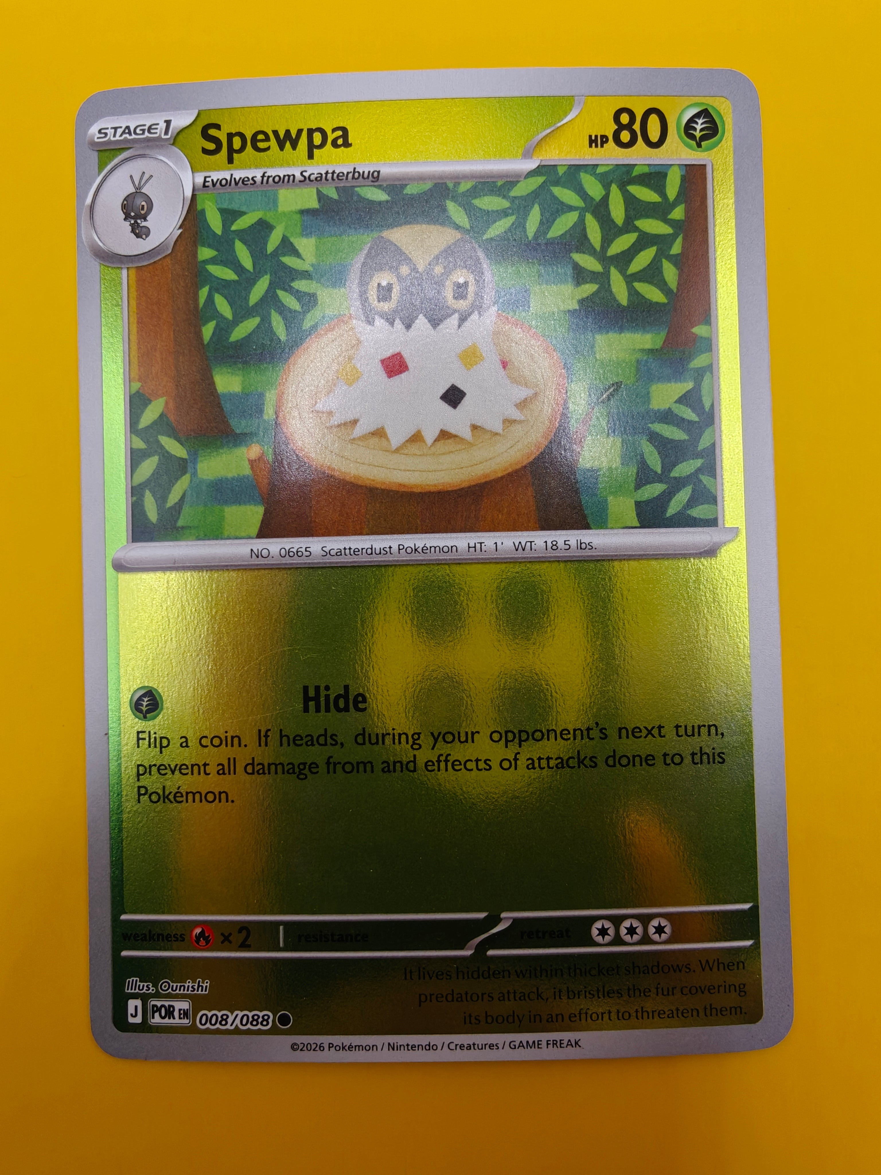 Spewpa Reverse Holo - Perfect Order